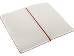 Moleskine Classic Notebook, Large, 5" x 8.25", College Ruled, 96 Sheets, Scarlet Red (930048)