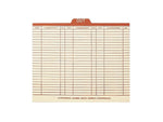 Smead Heavyweight Outguides Hanging File Folder Tabs, 1/5-Cut Tab, Center Position, Manila, 100/Box (51910)