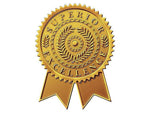 Great Papers! Star Burst Certificate Seals, 2" x 1", Gold, 48/Pack (903418)