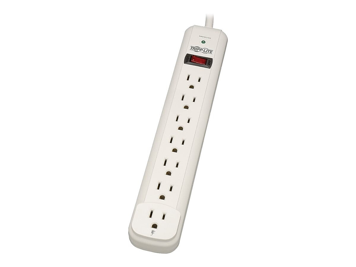 Tripp Lite Protect It! 7-Outlet Surge Protector, 25' Cord (TLP725)