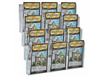 Azar Literature Holder, 19.125" x 21.5", Vertical, Wall Mounted, Clear, Plastic (252323)