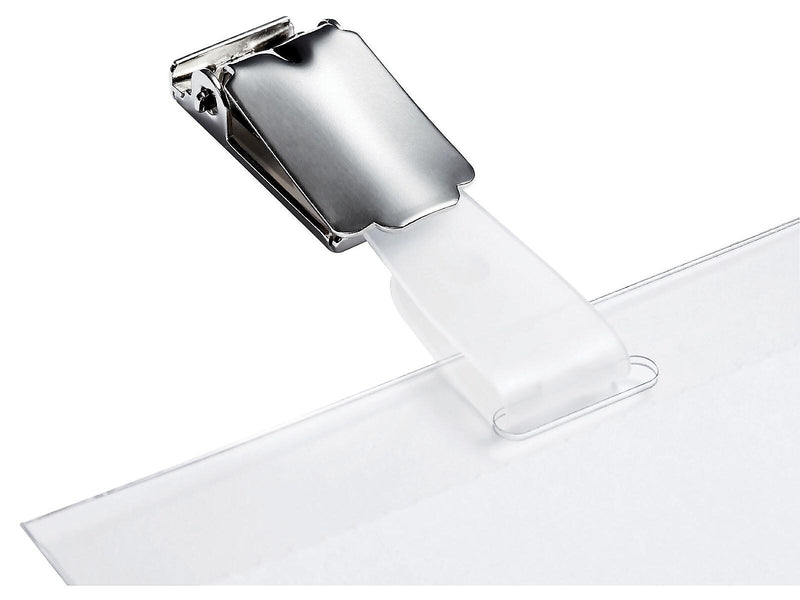 Durable ID Badge Holders, Clear, 25/Box (8005-19)