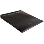 JAM Paper Standard Plastic Document File, Letter, Black, 12/Pack (118V1BL)