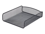 Safco Onyx Front Loading Letter Tray, Black Steel Mesh (3272BL)