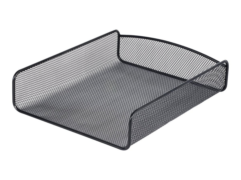 Safco Onyx Front Loading Letter Tray, Black Steel Mesh (3272BL)