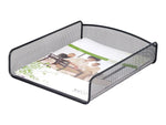 Safco Onyx Front Loading Letter Tray, Black Steel Mesh (3272BL)