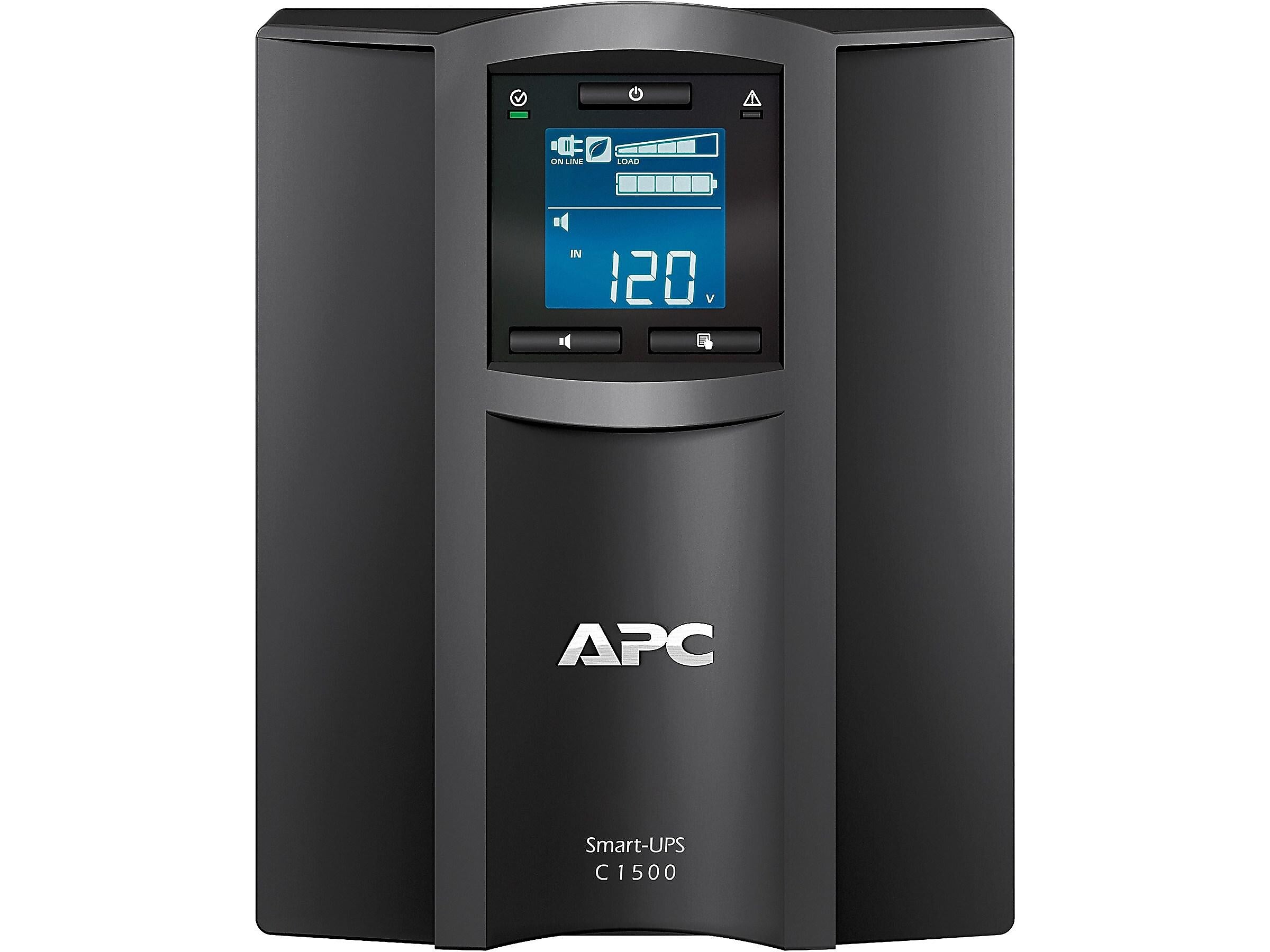 APC Smart-UPS with SmartConnect Remote Monitoring Pure Sine Wave Backup & Surge Protection, Black (SMC1500C)