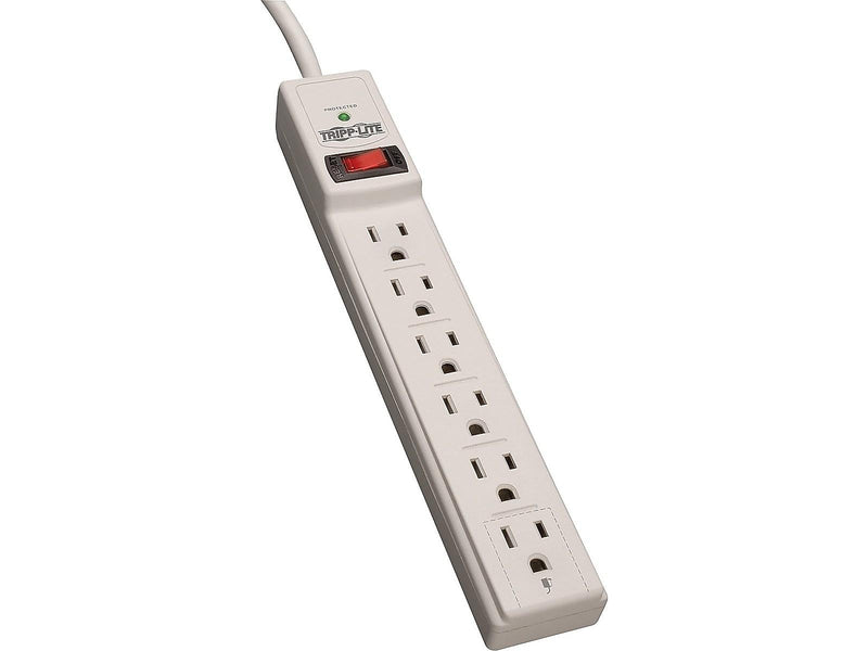 Tripp Lite Protect It! 6-Outlet Surge Protector, 6' Cord (TRPTLP606)