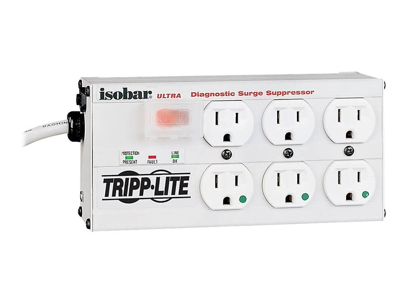 Tripp Lite Isobar 6-Outlet Surge Protector, 15' Cord (ISOBAR6ULTRAHG)