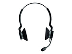 Jabra BIZ 2300 QD Duo Phone Headset, Over-the-Head, Noise Cancelling , Black (2309-820-119)