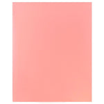 JAM Paper Laminated 2-Pocket Glossy Presentation Folders, Baby Pink, 25/Pack (31225348a)