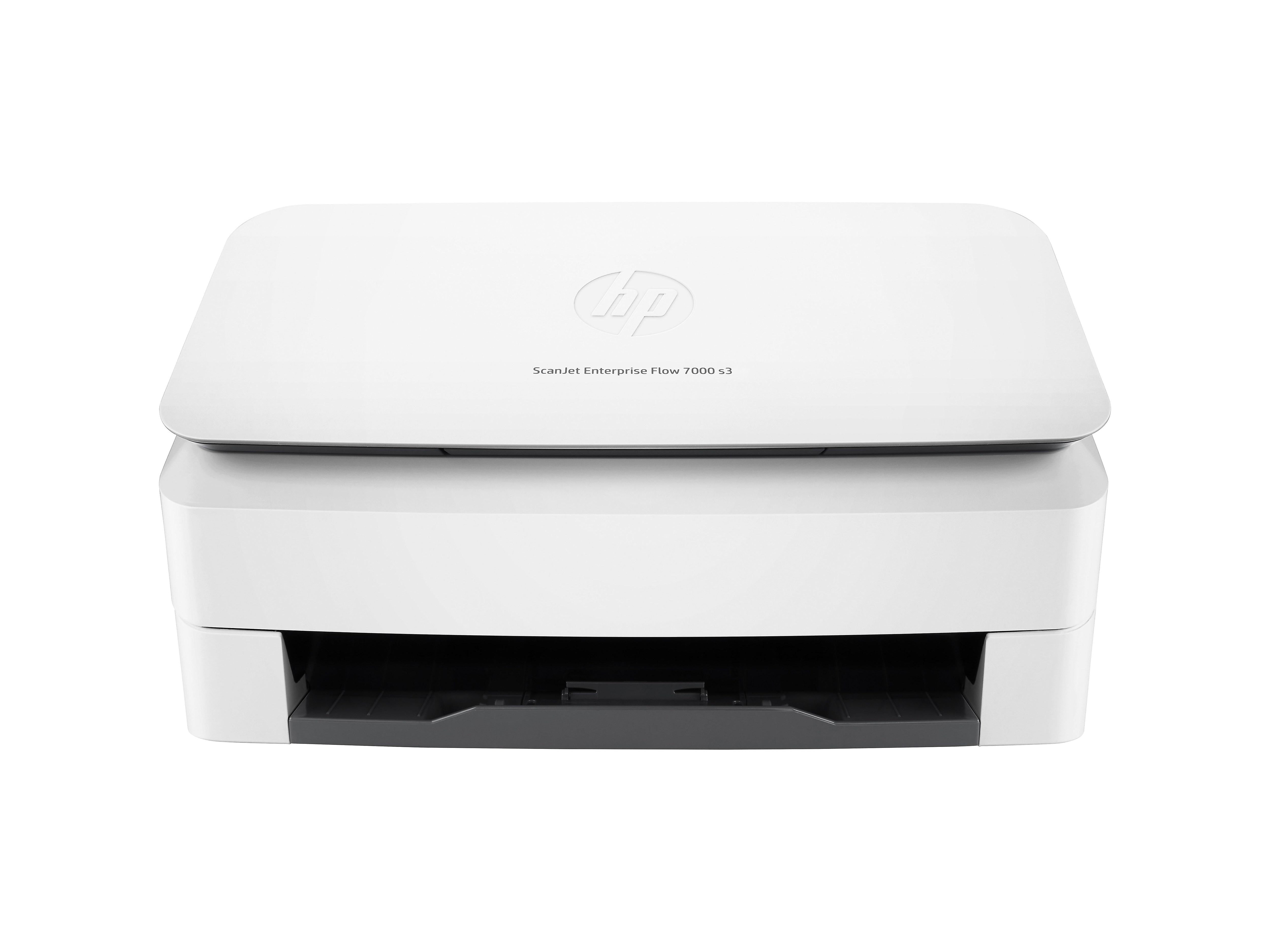 HP ScanJet Enterprise Flow 7000 S3 Desktop Scanner, White/Black