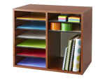 Safco Literature Wood File Organizer, Cherry (9420CY)