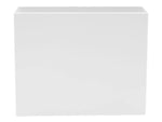Poppin Plastic File Box, Letter Size, White (101272)