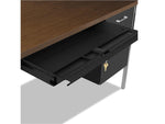 Alera 72" Double Pedestal Desk, Walnut (ALESD7236BW)
