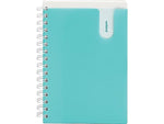 Poppin Pocket Notebook, 6" x 8.5", College Ruled, 80 Sheets, Blue (101351)