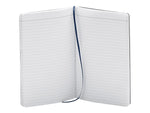 Poppin Professional Notebooks, 5" x 8.25", College Ruled, 96 Sheets, Blue (100358)