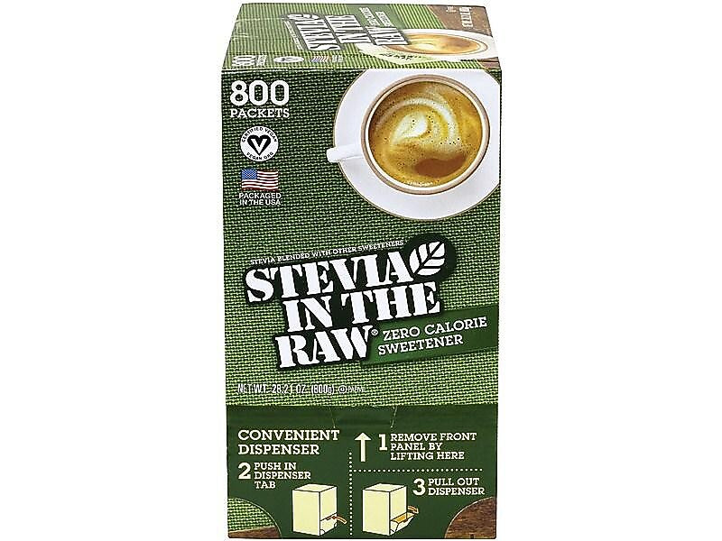 Stevia In The Raw Artificial Sweeteners, 800/Box (220-00441)