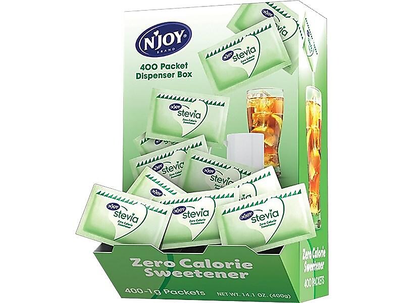 N'Joy Stevia Artificial Sweeteners Packet, 400/Box (83221)