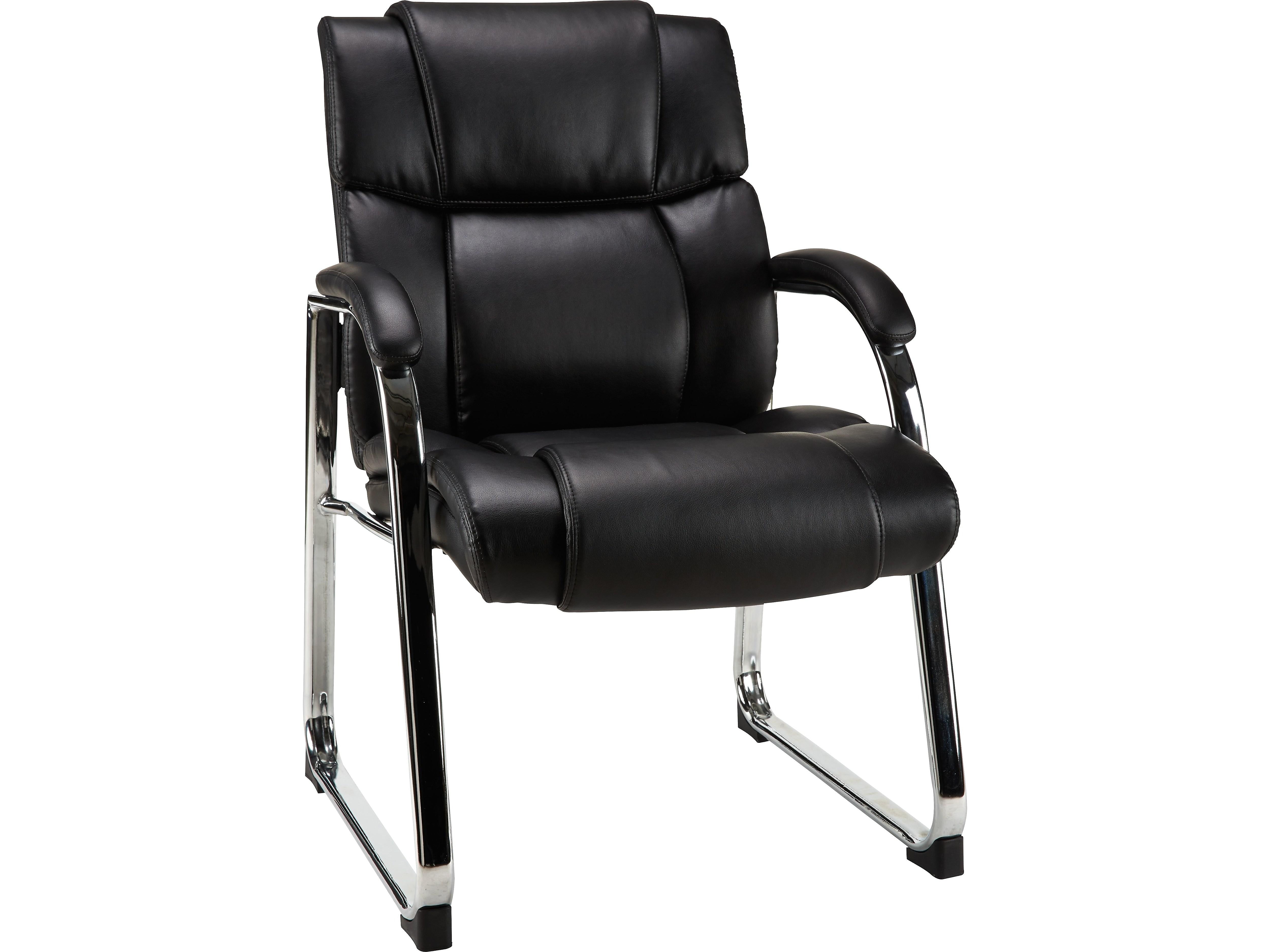 Staples Sonada Faux Leather Guest Chair, Black (28364-CC)