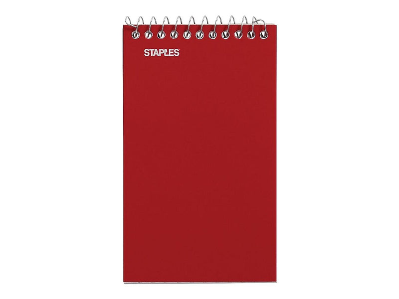 Staples Memo Pads, 3" x 5", College Ruled, Assorted Colors, 75 Sheets/Pad, 240 Pads/Pack (TR11491CT)