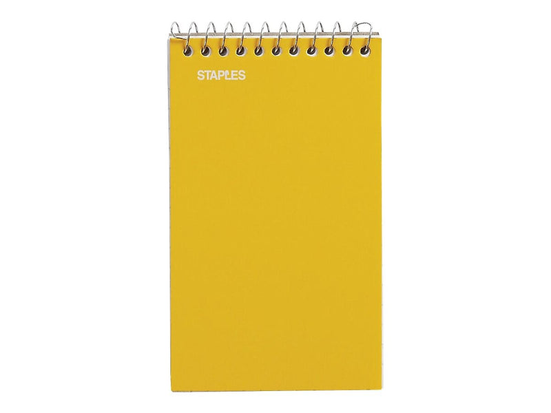 Staples Memo Pads, 3" x 5", College Ruled, Assorted Colors, 75 Sheets/Pad, 240 Pads/Pack (TR11491CT)