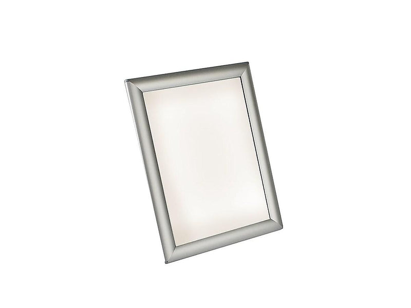 Azar Sign Holder, 8.5" x 11", Desktop/Wall, Silver, Aluminum, 10/Pack (300208-SLV)