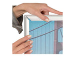 Azar Sign Holder, 8.5" x 11", Desktop/Wall, Silver, Aluminum, 10/Pack (300208-SLV)
