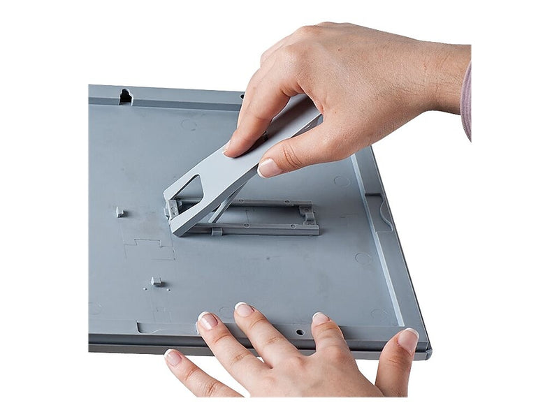 Azar Sign Holder, 8.5" x 11", Desktop/Wall, Silver, Aluminum, 10/Pack (300208-SLV)