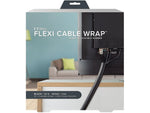UT Wire 12' Rubber Wrap Cable Concealer, Black (UTW-FCW12-BK)