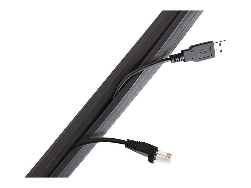UT Wire 12' Rubber Wrap Cable Concealer, Black (UTW-FCW12-BK)