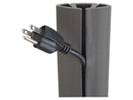 UT Wire Concealer & Cover, 5'L, Dark Gray (UTW-CP501-GY)