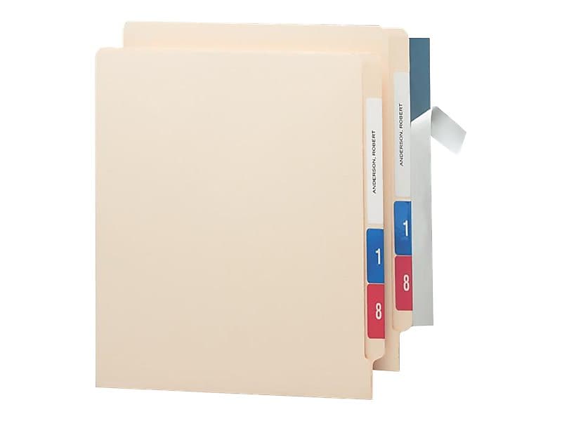 Smead Seal & View Label Protectors, 8" x 1-11/16", Clear, 100/Pack (67608)