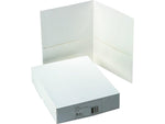 Avery 2-Pocket Portfolio Folders, White, 25/Box (47991)