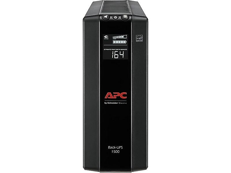 APC Back-UPS Pro 1500VA 10-Outlet UPS, Black (BX1500M)