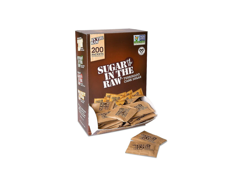 Sugar In The Raw Sugar Packets, 200/Box (50319)