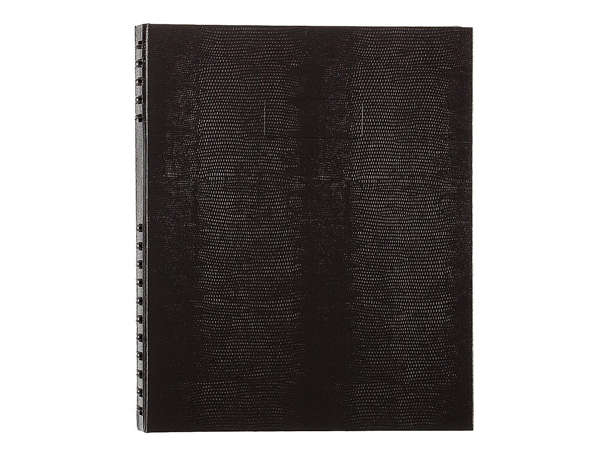 Blueline NotePro 1-Subject Professional Notebooks, 8.5" x 10.75", College Ruled, 150 Sheets, Black (A10300.BLK)