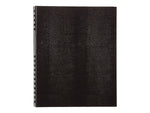 Blueline NotePro 1-Subject Professional Notebooks, 8.5" x 10.75", College Ruled, 150 Sheets, Black (A10300.BLK)