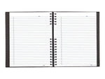 Blueline NotePro 1-Subject Professional Notebooks, 8.5" x 10.75", College Ruled, 150 Sheets, Black (A10300.BLK)