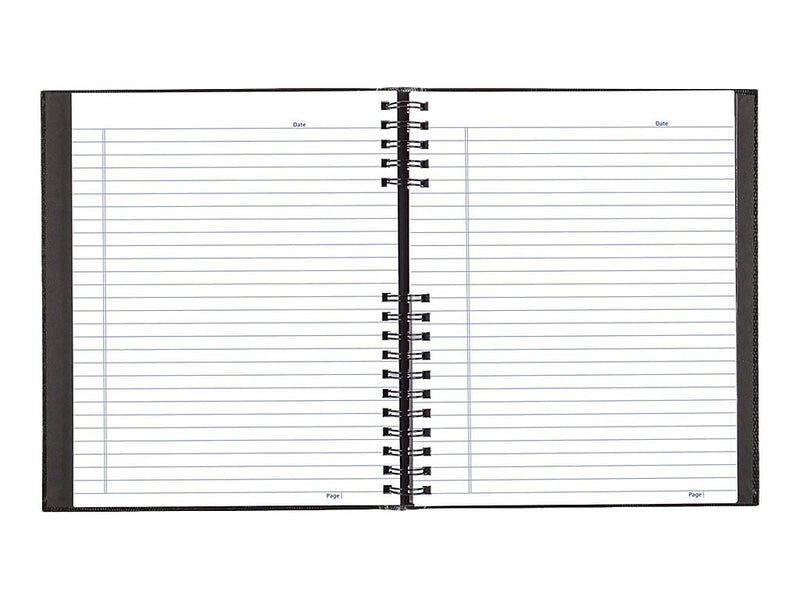 Blueline NotePro 1-Subject Professional Notebooks, 8.5" x 10.75", College Ruled, 150 Sheets, Black (A10300.BLK)