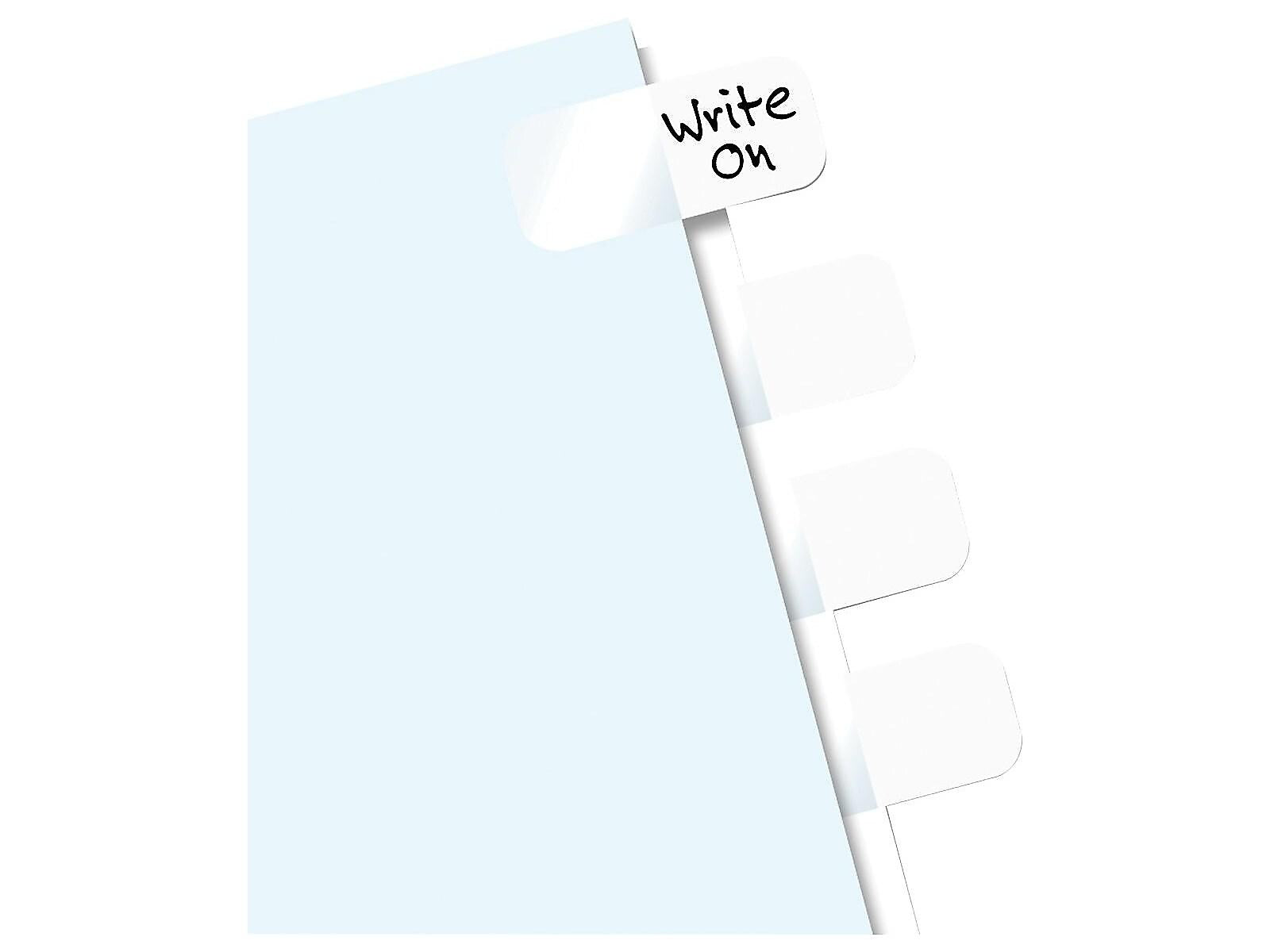 Redi-Tag Tabs, White, 0.44" Wide, 104/Pack (31000)