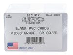 Sicurix ID Cards, White, 100/Pack (80300)