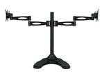 Mount-It! Dual Monitor Stand, Up To 27" Monitors, Black (MI-792)