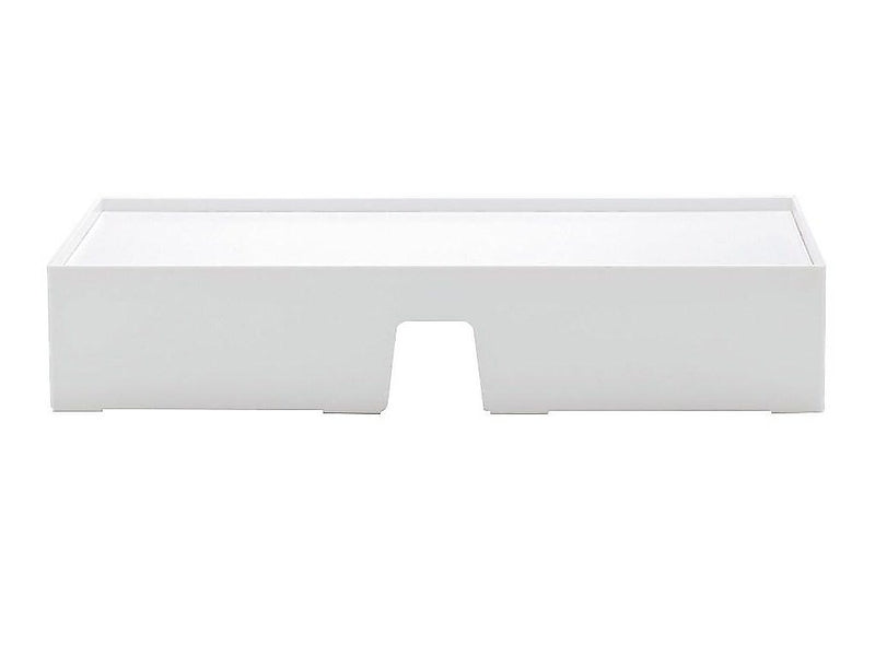 Poppin Non-Adjustable Monitor Riser, White (102092)
