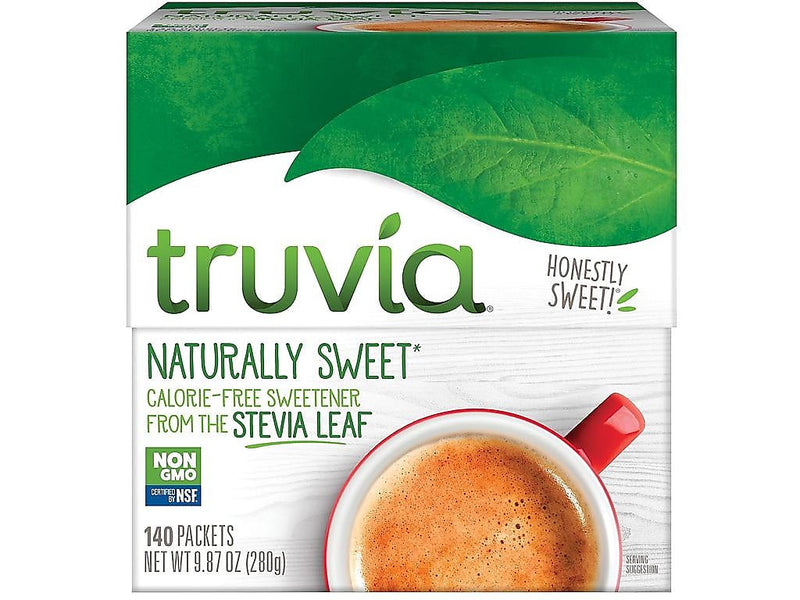 Truvia Natural Sweetener Packets, 140/Box (BBD02054)