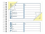 Adams 2-Part Petty Cash Carbonless Receipts Book, 2.75" x 5", 200 Forms/Book (ABF SC1156)