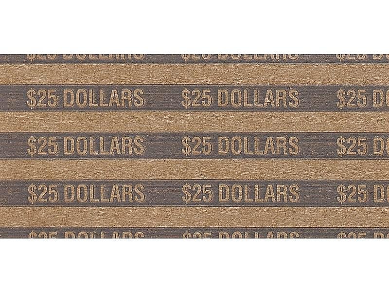 Pap-R Products Dollar Coin Wrappers, Gray 1,000/Box (30100)