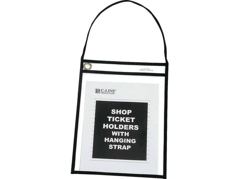 C-Line Job Ticket Holders, 9" x 12", Clear, 15/Box (41922)