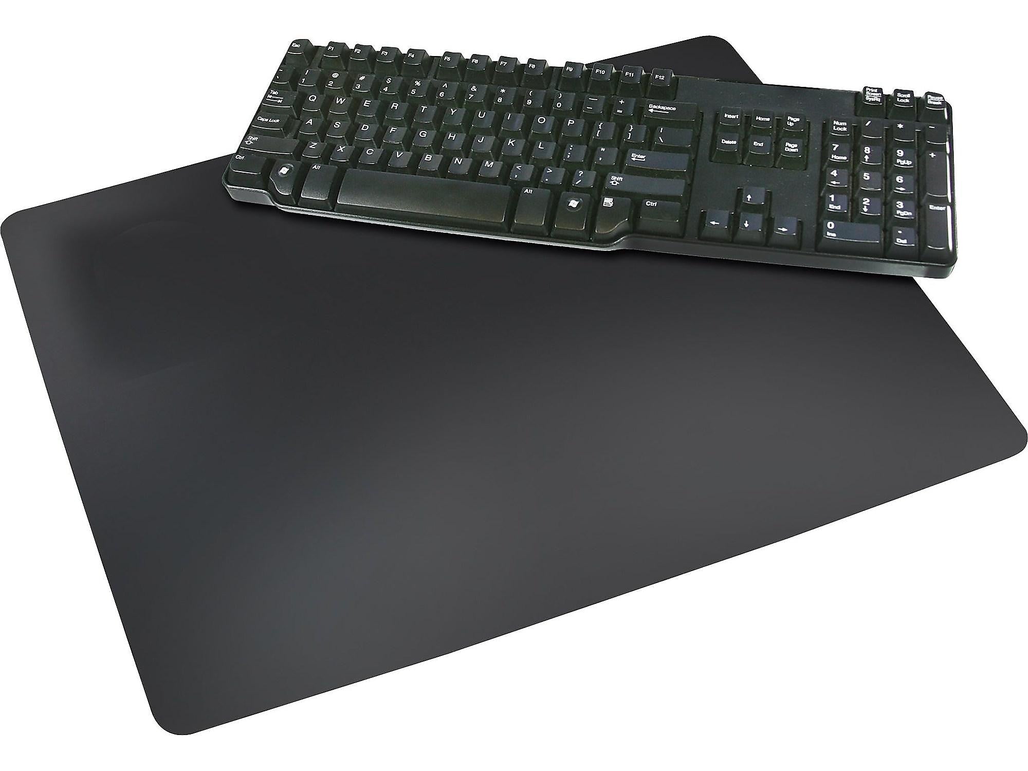 Artistic Rhinolin II Anti-Slip PVC Desk Pad, 20" x 36", Matte Black (LT61-2M)