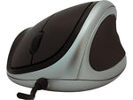 GoldTouch Comfort Ergonomic Optical USB Mouse, Black/Silver (KOV-GTM-R)
